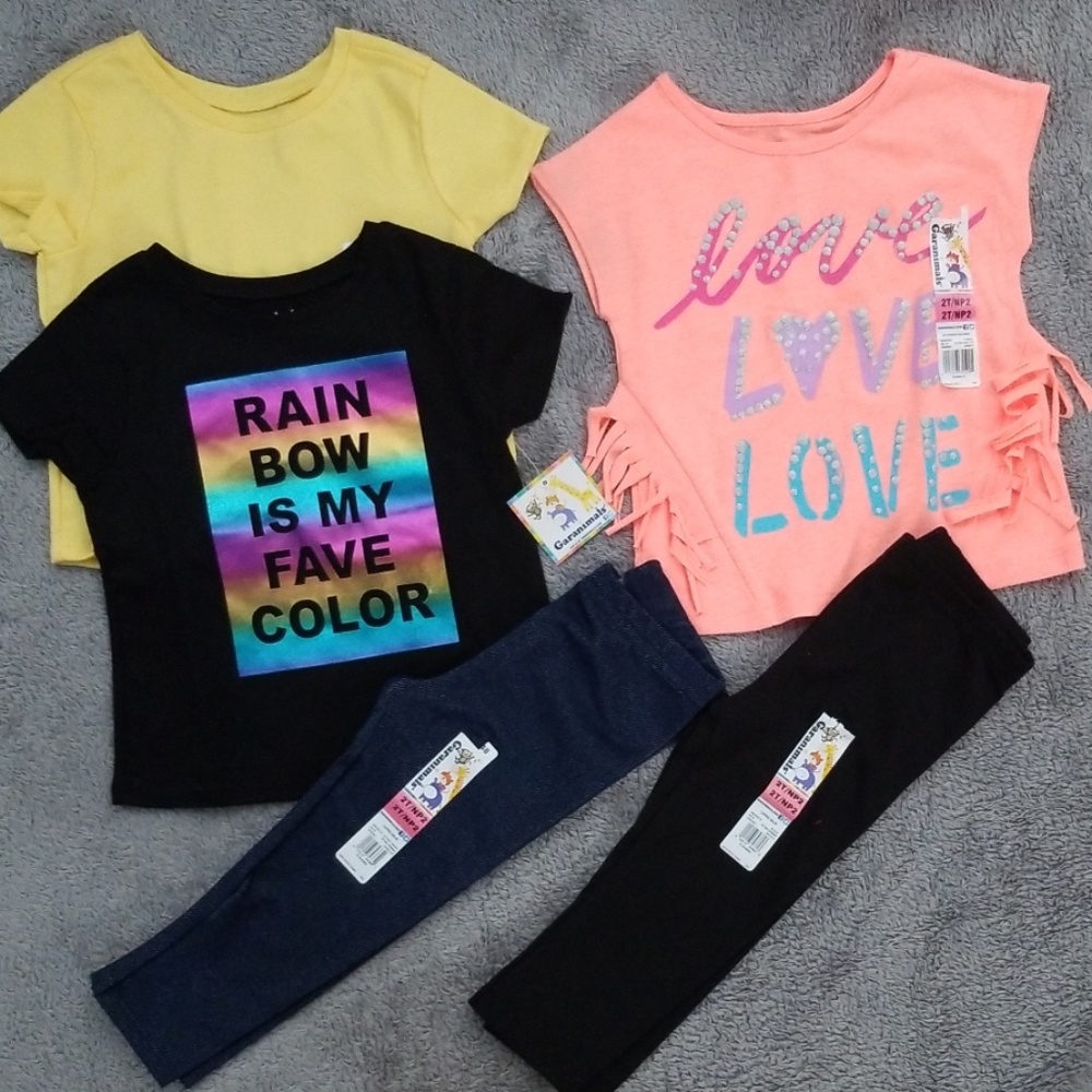 2t New Girls tee Bundle
